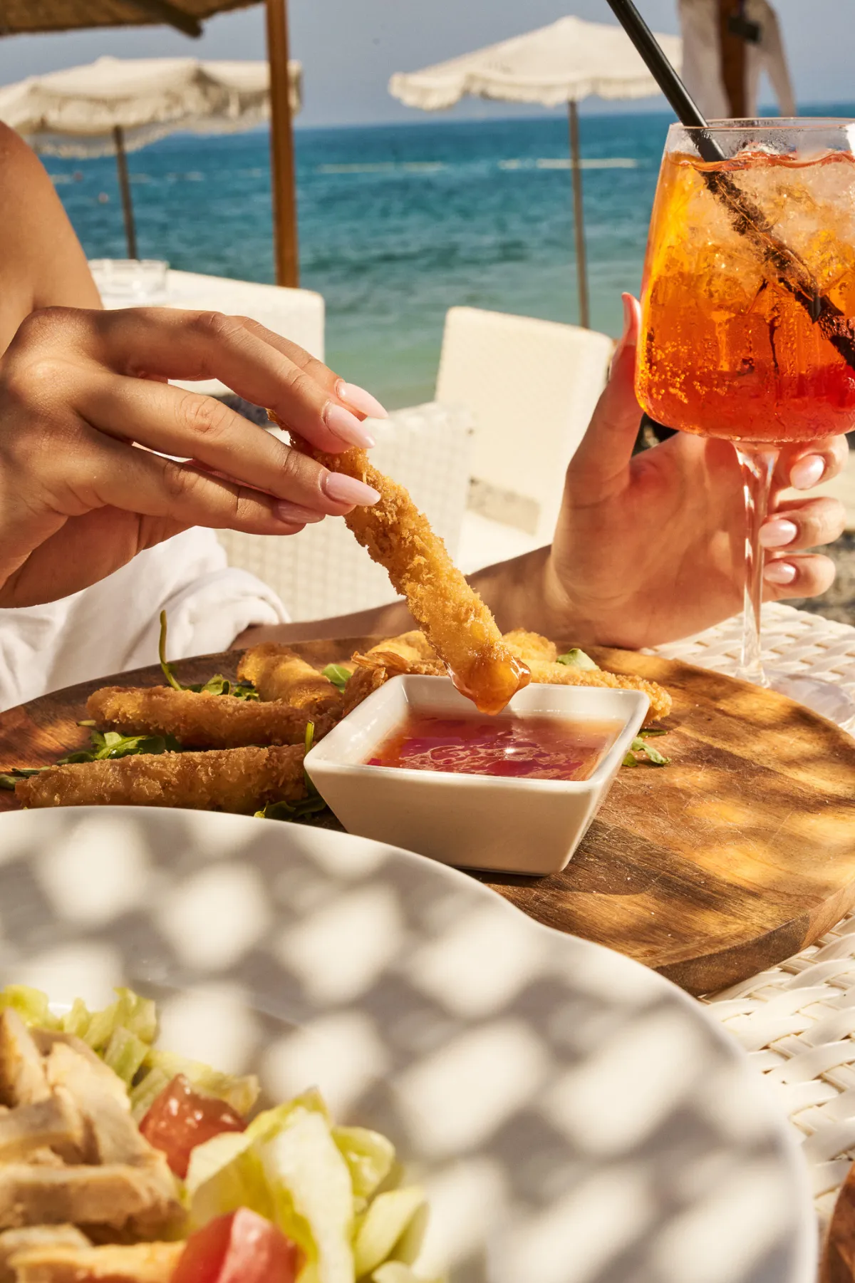 Crispy bites from Grill Nando at D'Or Beach