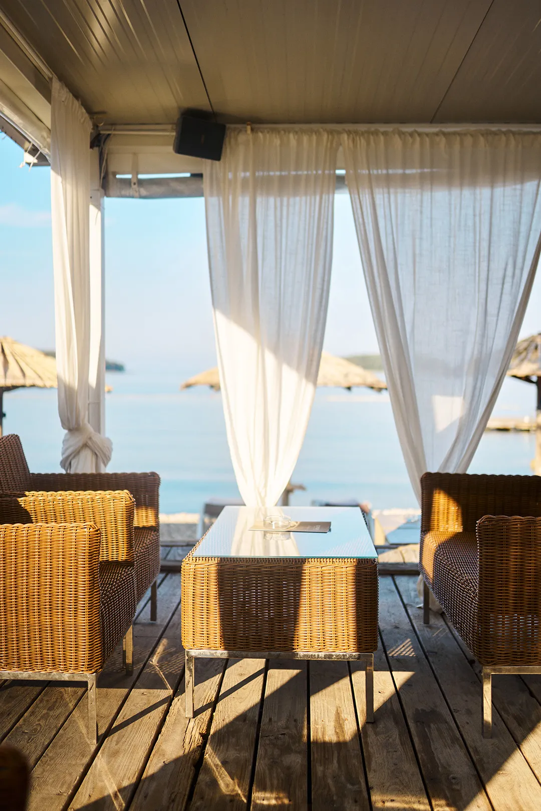 Low Seating at D'Or Beach Club Funtana